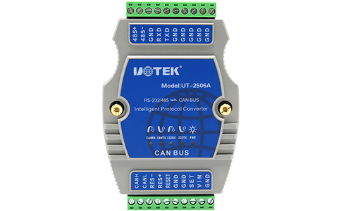 工業(yè)串口轉CAN-Bus通訊協議轉換器-UT-2506A RS-232/485轉CANBUS協議轉換器