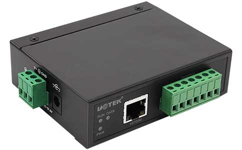 Modbus工業(yè)物聯(lián)網協(xié)議轉換網關_UT-6801S-GW 1口RS-232/485/422Modbus 網關