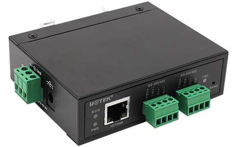 工業(yè)物聯(lián)網智能通信網關_UT-6802AMT-GW 2口RS485/RS422Modbus網關