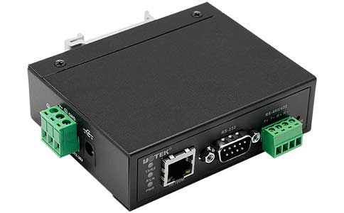 工業(yè)物聯(lián)網通訊協(xié)議轉換網關_UT-6801A-GW 1口RS-232/485/422Modbus 網關